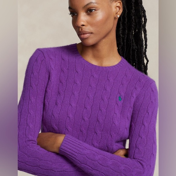 Cable-Knit 100% Cashmere Jumper - Picture 8 of 11